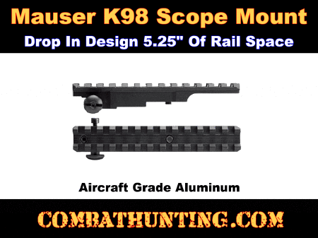 K98 Mauser No Drill Scope Mount
