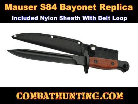 Mauser Rifle S84 Bayonet Replica