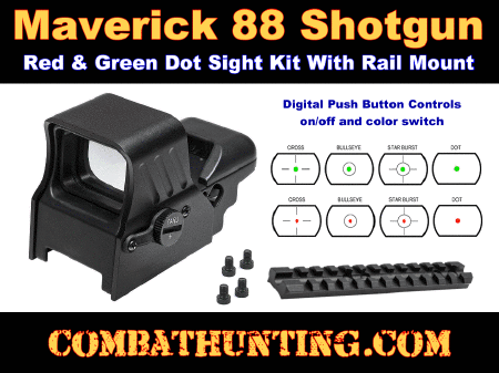 Mossberg Maverick 88 Red Dot Sight Kit With 4 Reticle