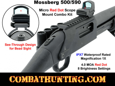Mossberg 500/590 Red Dot Scope Mount Kit