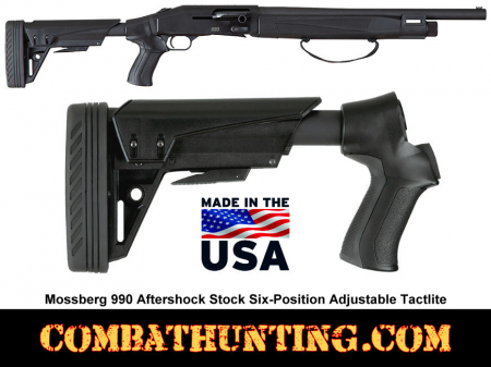 Mossberg 990 Aftershock Stock Six-Position Adjustable Tactlite