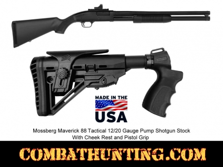 Mossberg Maverick 88 12 GA/20 GA Stock and Grip With Cheek Rest