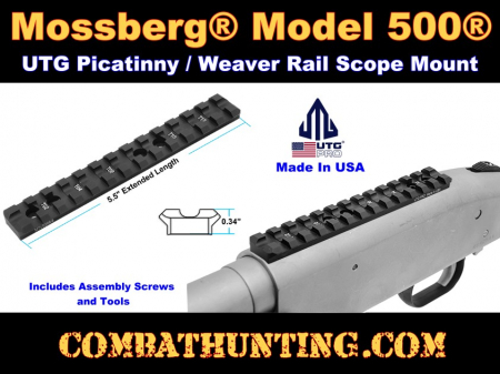 UTG PRO Mossberg 500/590 Scope Mount Picatinny Weaver Rail