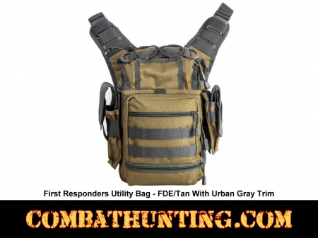 Tan With Urban Gray Trim First Responders Utility Bag