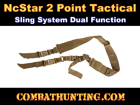 Ncstar 2 Point Sling Tan/FDE