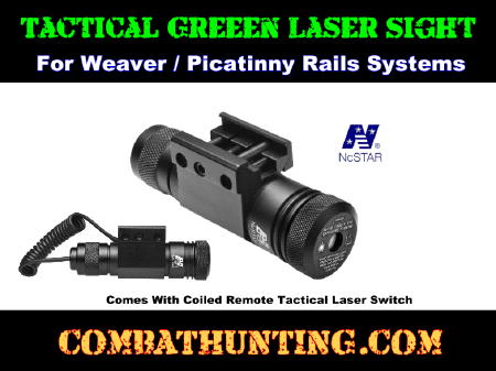 Green Laser Sight With Picatinny Rail Mount