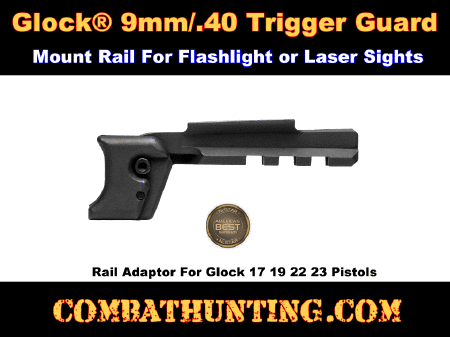 Glock 9mm/.40 Trigger Guard Mount/ Rail