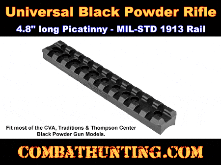 Picatinny Rail Kit For CVA Traditions Thompson Center Black Powder Gun Models