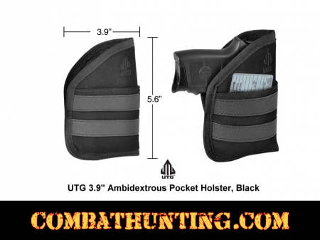 Pocket Holster Black For Subcompact 9MM/.40 Autos