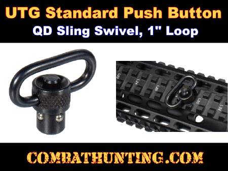Standard Push Button QD Sling Swivel, 1