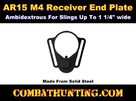 AR-15/M-16 Receiver End Plate Sling Attachment Ambidextrous