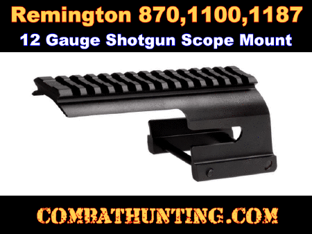 Remington Shotgun Scope Mount Fits 1100/1187 12 Gauge Shotguns LH/RH