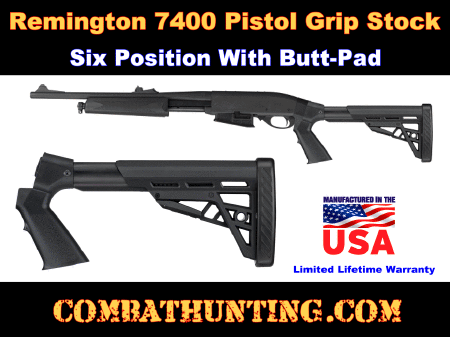 Remington 7400 Pistol Grip Stock Synthetic Upgrade