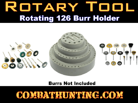 Rotating Bur Holder / Rotary Tool Bit Organizer