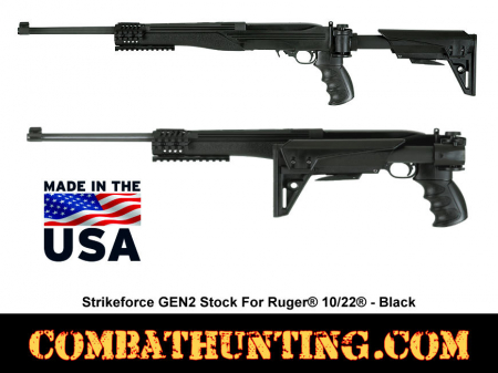 Ruger® 10/22® Tactical Folding Stock - Black Polymer