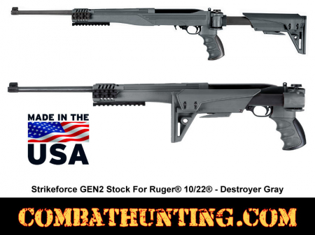 Ruger 10/22 Tactical Folding Stock Destroyer Gray Polymer