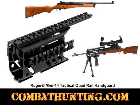 Ruger&reg; Mini-14 Tactical Quad Rail