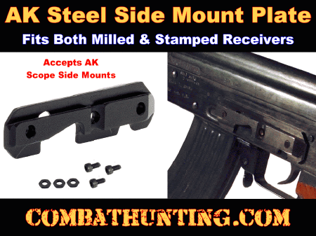 Saiga Combat Steel Side Plate