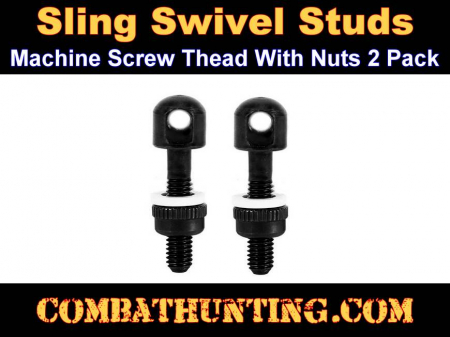 Sling Swivel Stud Machine Screw 2 Pack