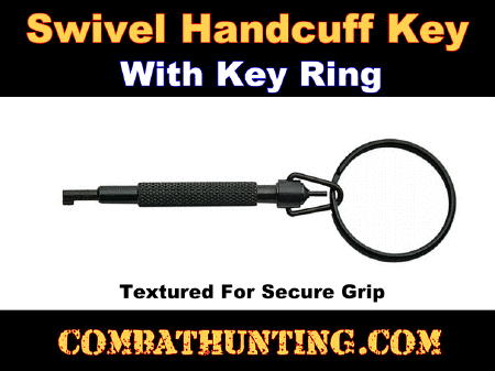 Swivel Handcuff key With Key Ring