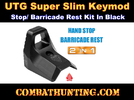 UTG Super Slim Keymod Hand Stop/ Barricade Rest Kit