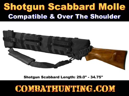 Tactical Shotgun Scabbard Black