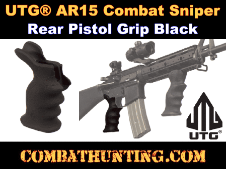 UTG AR-15 Combat Sniper Pistol Grip Black
