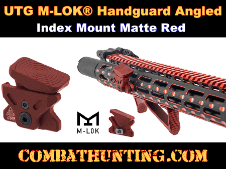 UTG® M-LOK Handguard Angled Index Mount Matte Red