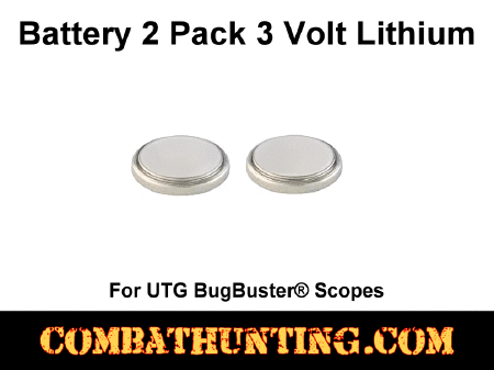 Replacement Scope Batteries For UTG BugBuster Scope - 2 Pack
