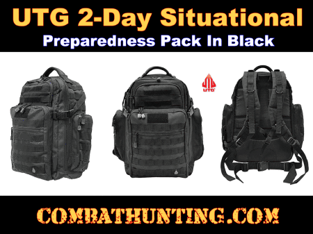 UTG 2-Day Situational Preparedness Pack Black
