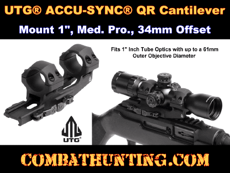 UTG ACCU-SYNC QR Cantilever Scope Mount 1