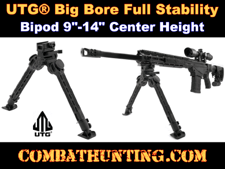 UTG Big Bore Full Stability Bipod 9