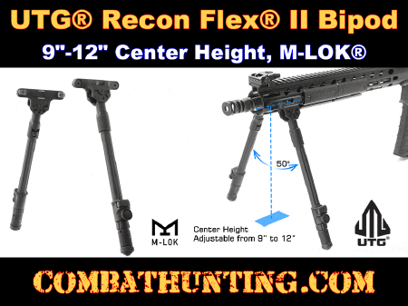 UTG® Recon Flex II Bipod 9