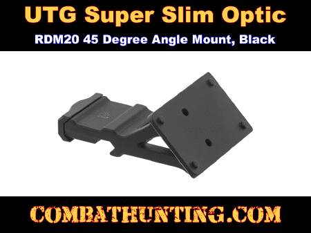 UTG Super Slim RDM20 45 Degree Angle Mount Black