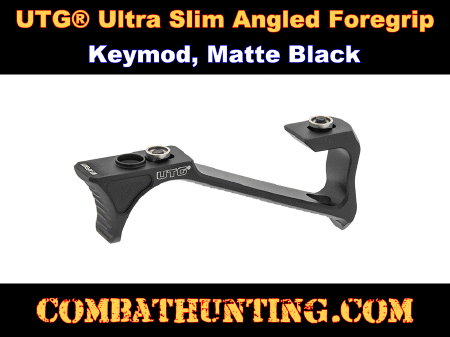 UTG® Ultra Slim Angled Foregrip Keymod Matte Black