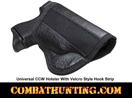 Universal CCW Holster With Velcro Style Hook Strip