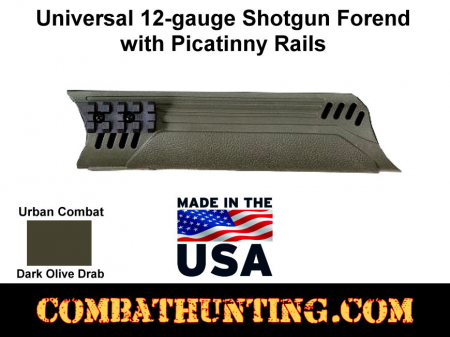 Universal Shotgun Forend with Picatinny Rails Urban Combat Dark Olive Drab