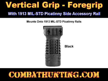 Vertical Grip-Foregrip With Storage Black