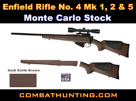 Enfield Rifle Monte Carlo Stock No. 4 Mk 1, 2 & 5