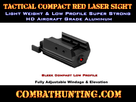 Pistol Red Laser Sight Compact Low Profile For Handguns
