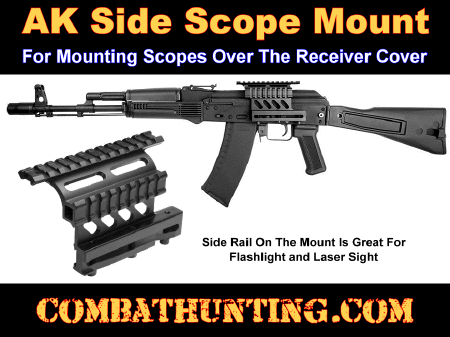 AKM-AK-47 Double Picatinny Rail Side Mount
