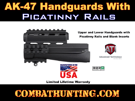 AKA3500 ATI AK-47 Handguard with Picatinny Rails In Black - AK 47 ...