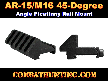 AR-15/M16 45-Degree Angle Picatinny Rail Mount