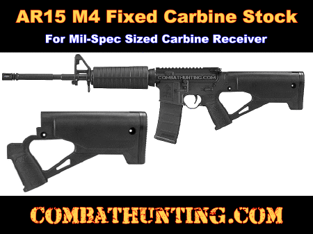 M4 Fixed Carbine Stock Mil-Spec Buttstock