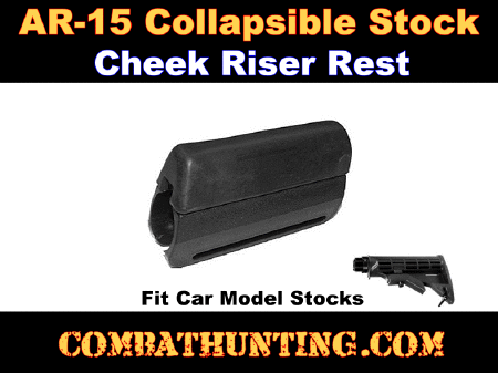 Collapsible Carbine Stock Cheek Rest AR15 AK M4