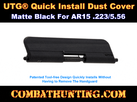 UTG Quick Install Dust Cover Matte Black .223/5.56