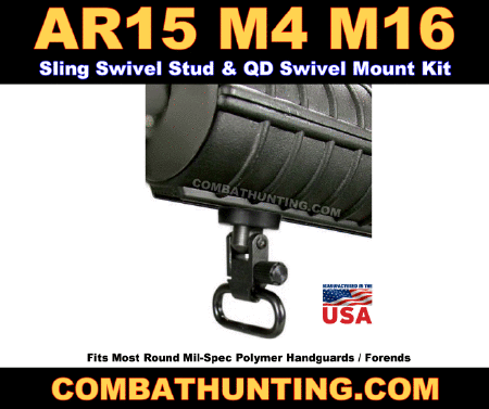 AR15 Sling Swivel Stud & Swivel AR15 Handguards