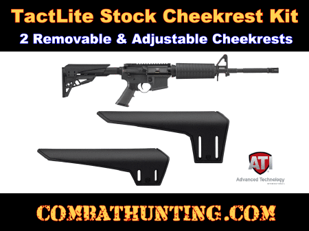 ATI TactLite Stock Cheekrest Kit Black