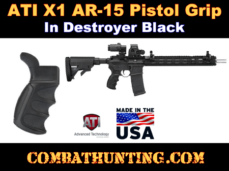 ATI X1 AR-15 Recoil Reducing Pistol Grip Black