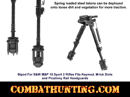 KPMSW Bipod For S&W M&P 15 Sport 2 - MP-15 Sport II Accessories